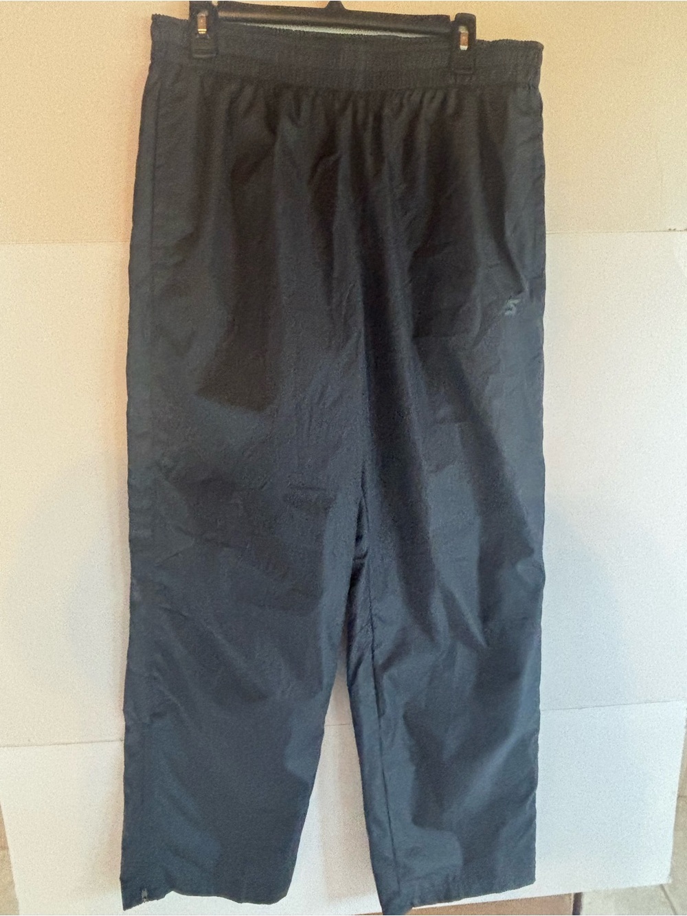 Starter Men’s M Regular grey Track Pants Polyester Mesh Elastic Waist 32-34